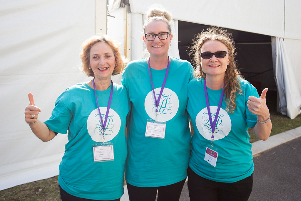 Volunteers at Breast Cancer Care WA