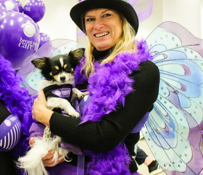 Lisa Tobin with her dog photo