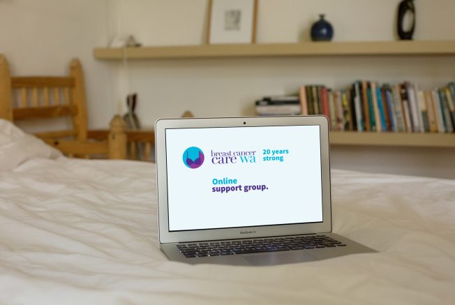 Online Support Group with bccwa logo
