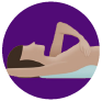 breast check - lying down icon